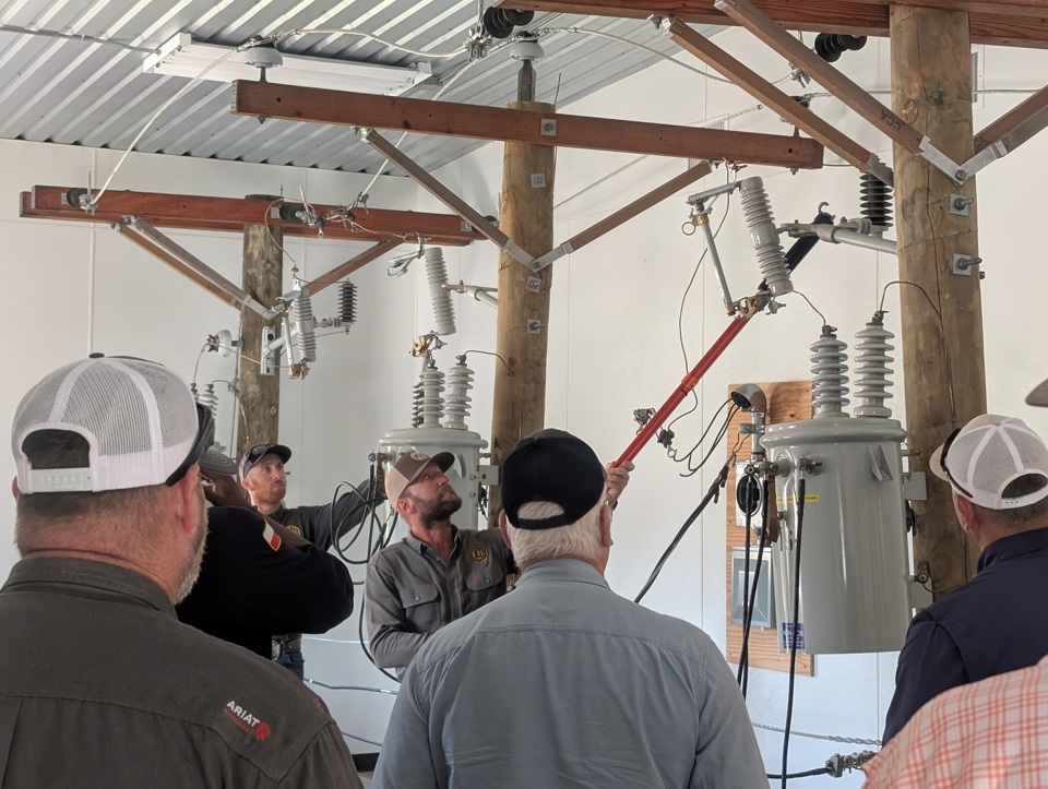 Field training session on electrical power awareness