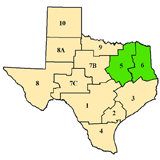 small image of East Texas Map