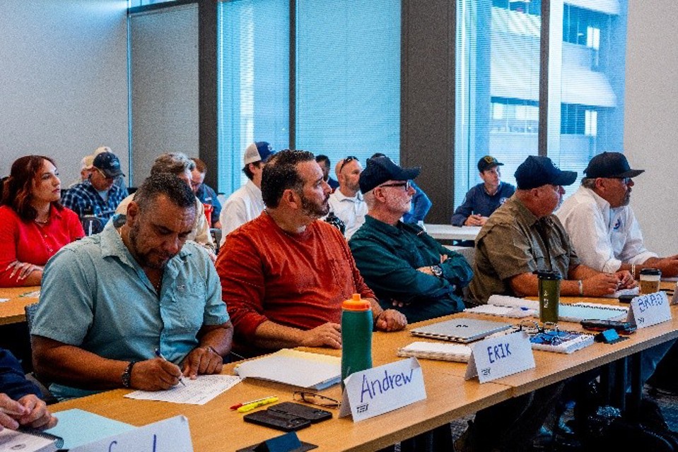 RRC inspectors participating in ET&D training