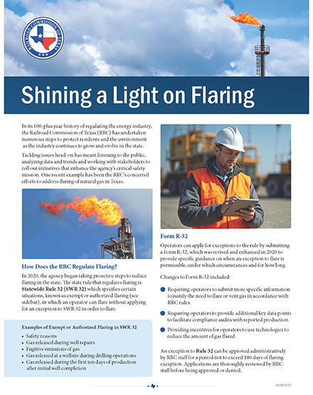 Shining a Light on Flaring Brief